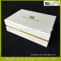 white printed coated paper bag packaging box